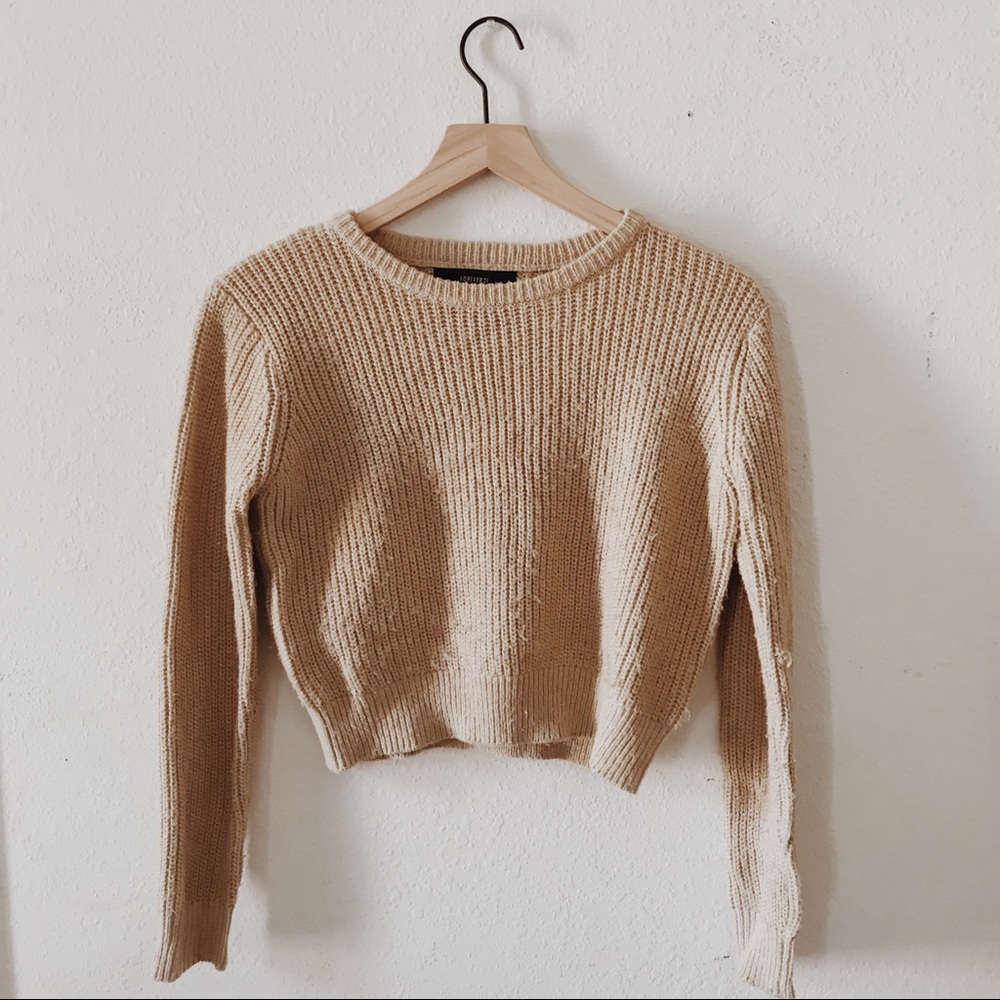 Cream Knit Sweater